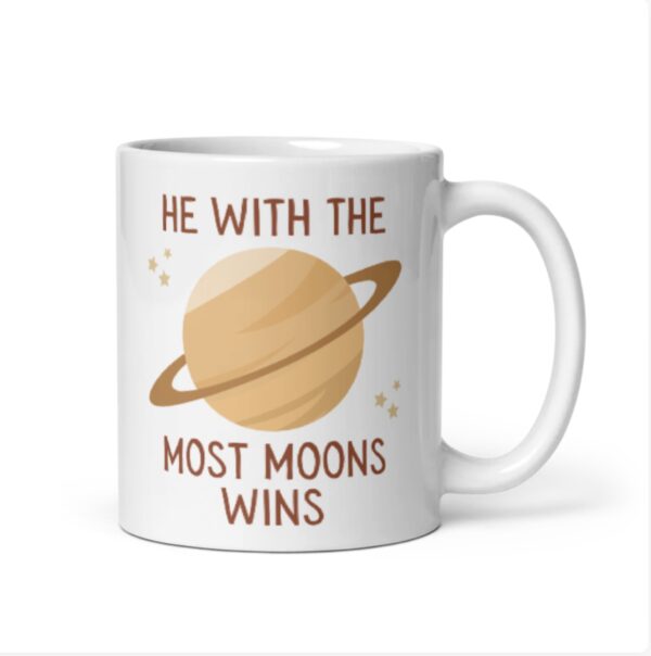 North Bone Essentials - White Mug - He With the Most Moons Wins