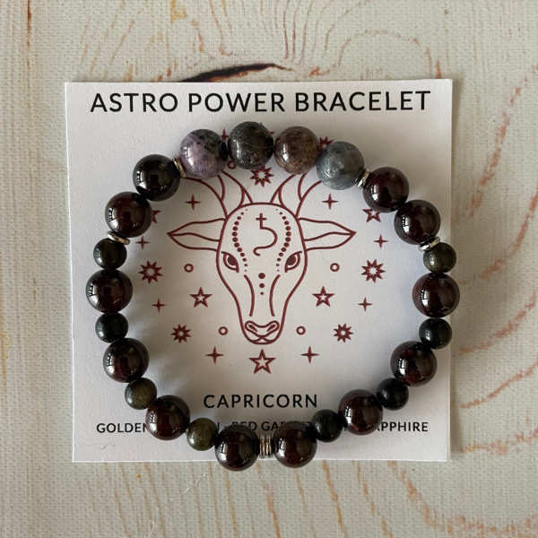 North Bone Essentials - Astro Power Genuine Gemstone Bracelet - Capricorn