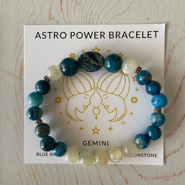 North Bone Essentials - Astro Power Genuine Gemstone Bracelet - Gemini