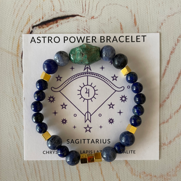 North Bone Essentials - Astro Power Genuine Gemstone Bracelet - Sagittarius