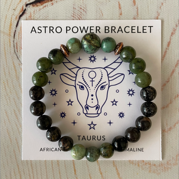 North Bone Essentials - Astro Power Genuine Gemstone Bracelet - Taurus