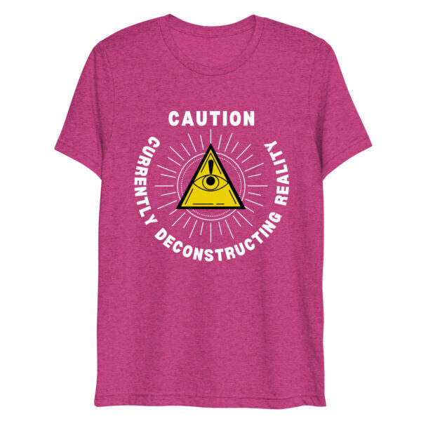 North Bone Essentials - t-Shirt - Caution, Currently Deconstructing Reality - Pinkish