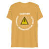 North Bone Essentials - t-Shirt - Caution, Currently Deconstructing Reality - Yellow