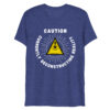 North Bone Essentials - t-Shirt - Caution, Currently Deconstructing Reality - Blue
