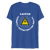 North Bone Essentials - t-Shirt - Caution, Currently Deconstructing Reality - Blue